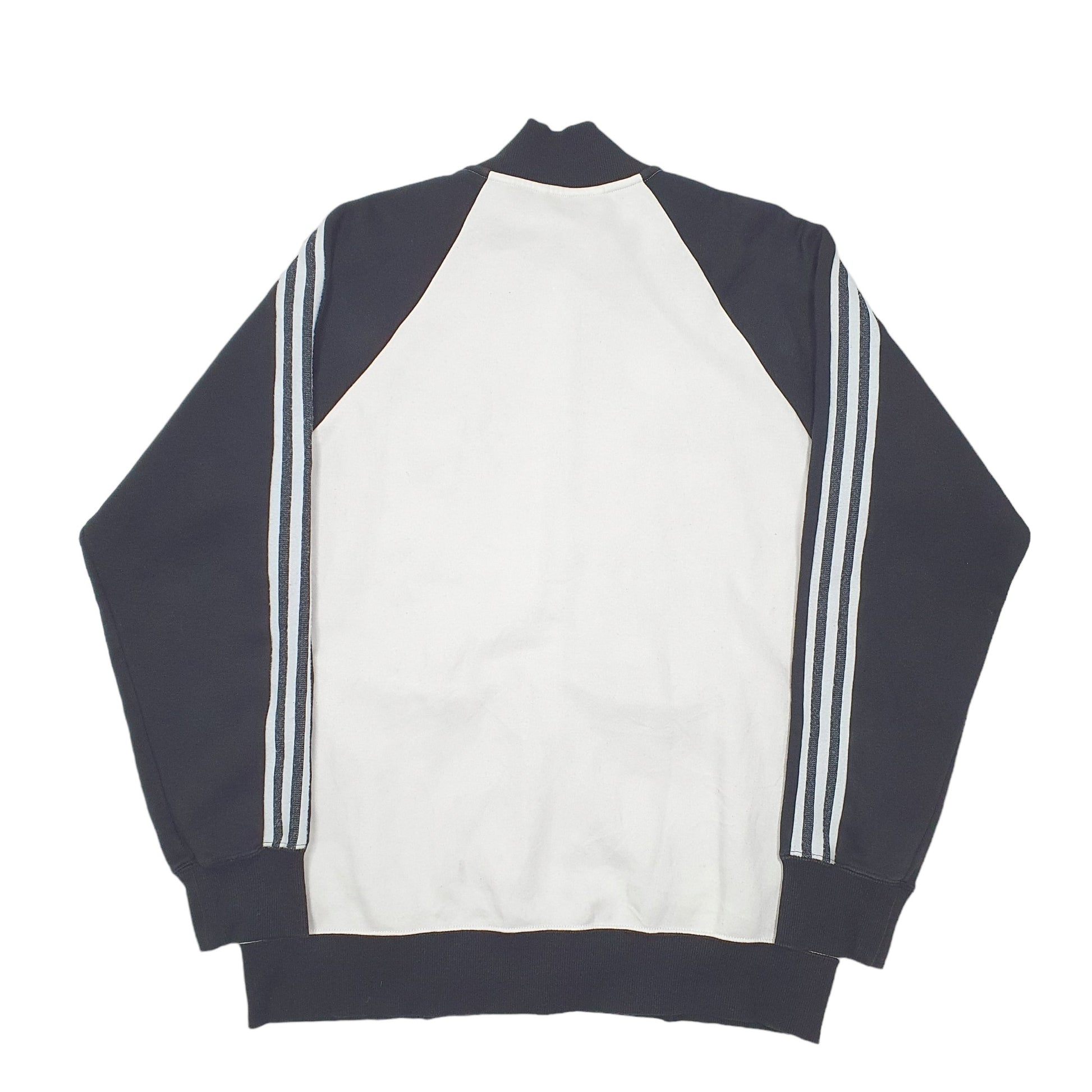 Mens White Adidas Manchester United Training Top Active Full Zip Jumper