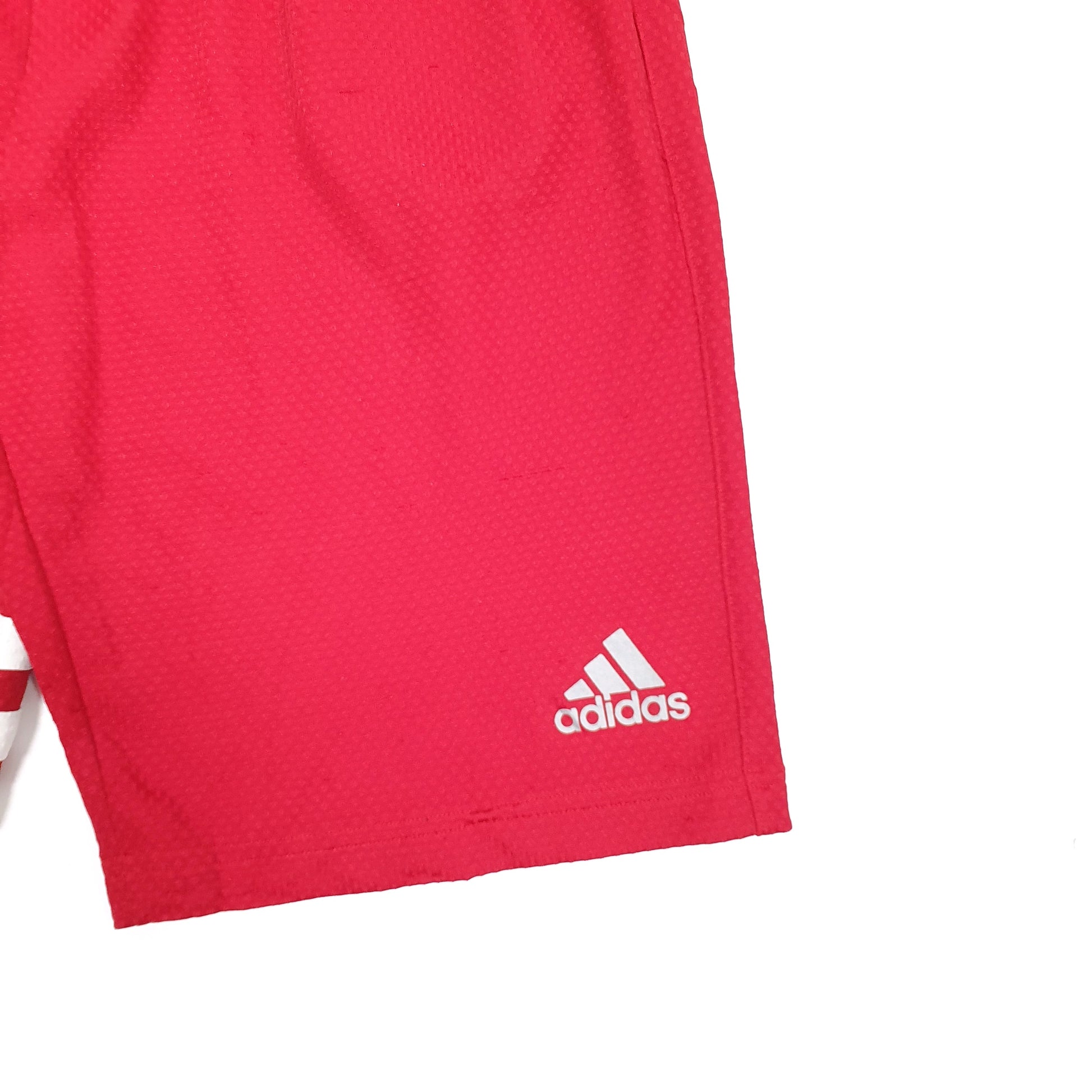 Adidas Dual Threat Basketball Red Sport Shorts W28 Red