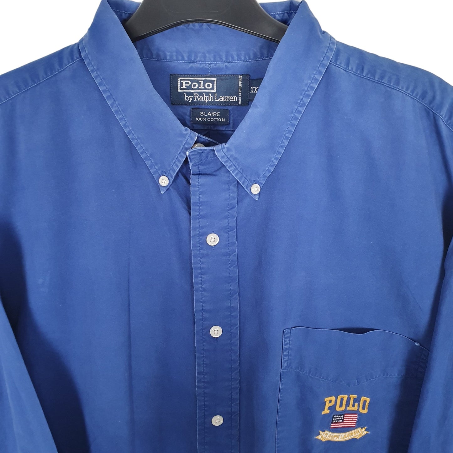 Ralph Lauren Polo Long Sleeve Blaire Fit Shirt Blue