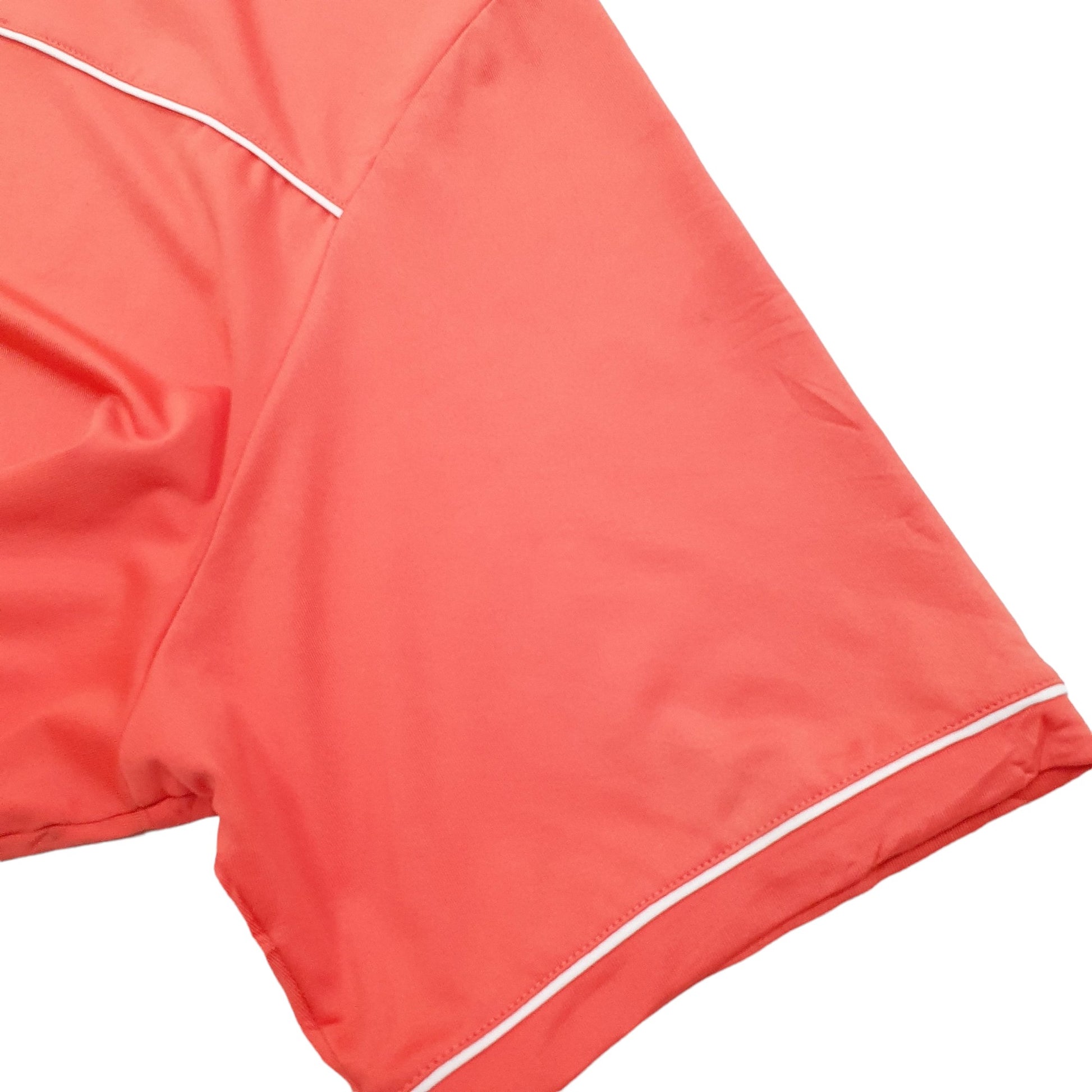 Adidas Short Sleeve Polyester Polo Shirt Pink