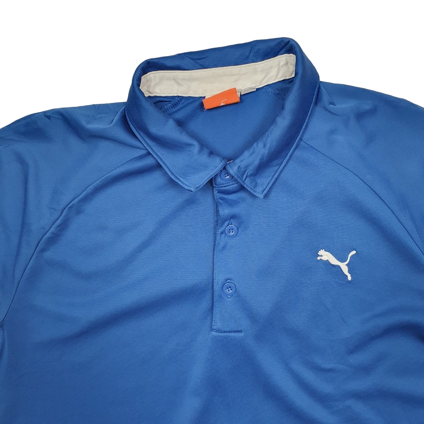 Puma Cool Cell Short Sleeve Polyester Polo Shirt Blue