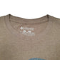 Mens Brown Columbia Sportswear Buffalo Mountain Short Sleeve T Shirt