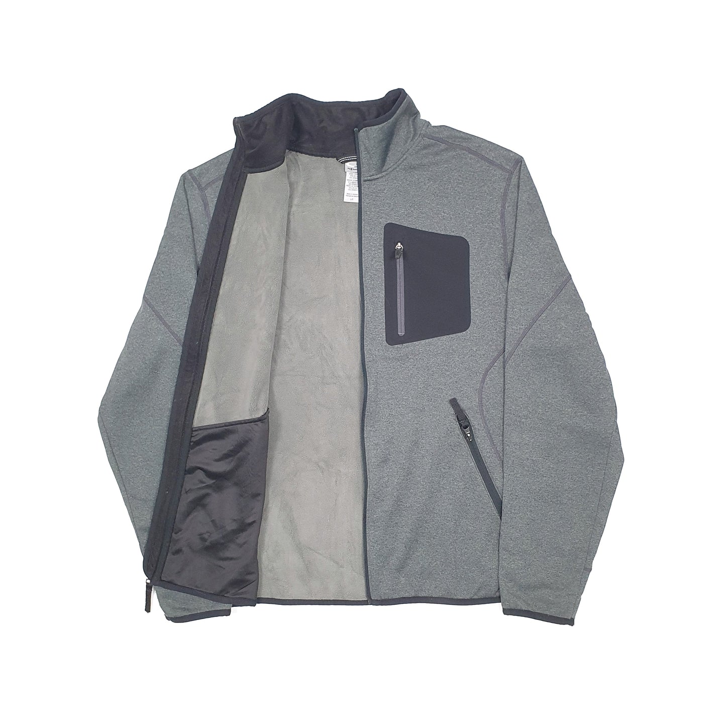 Champion Full Zip Fleece L Grey