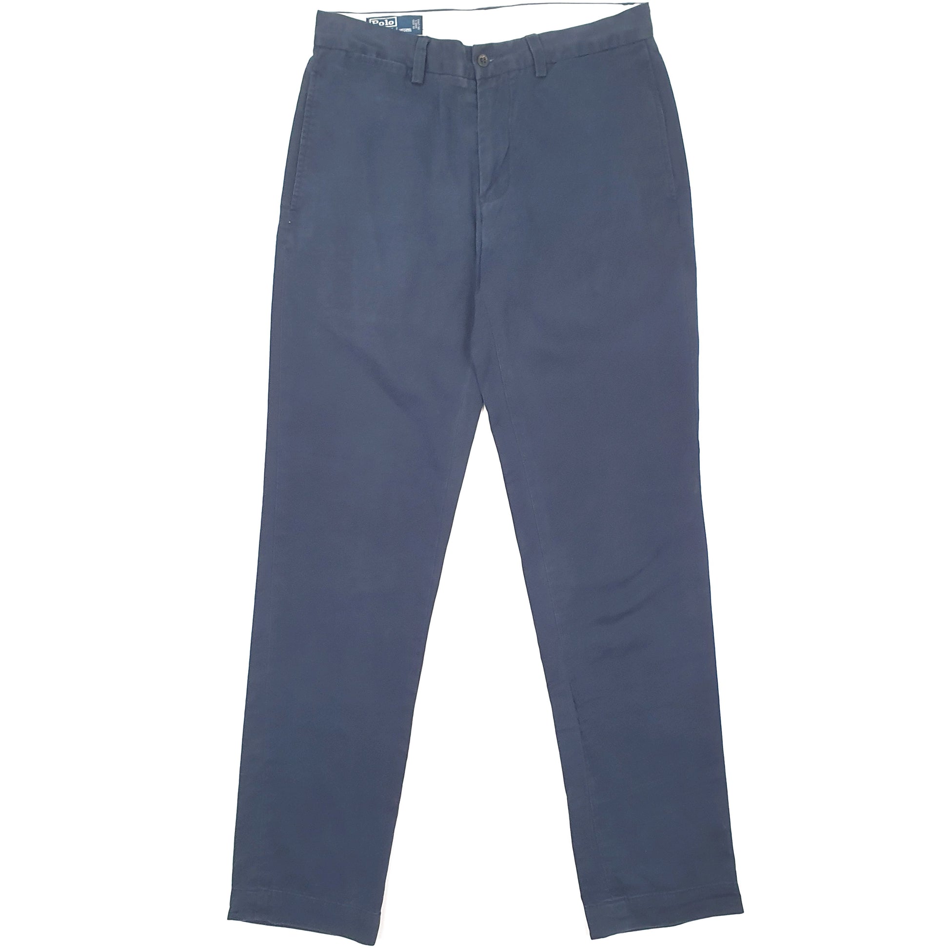 Mens Navy Polo Ralph Lauren Custom Fit Pant Slim Chino Trousers