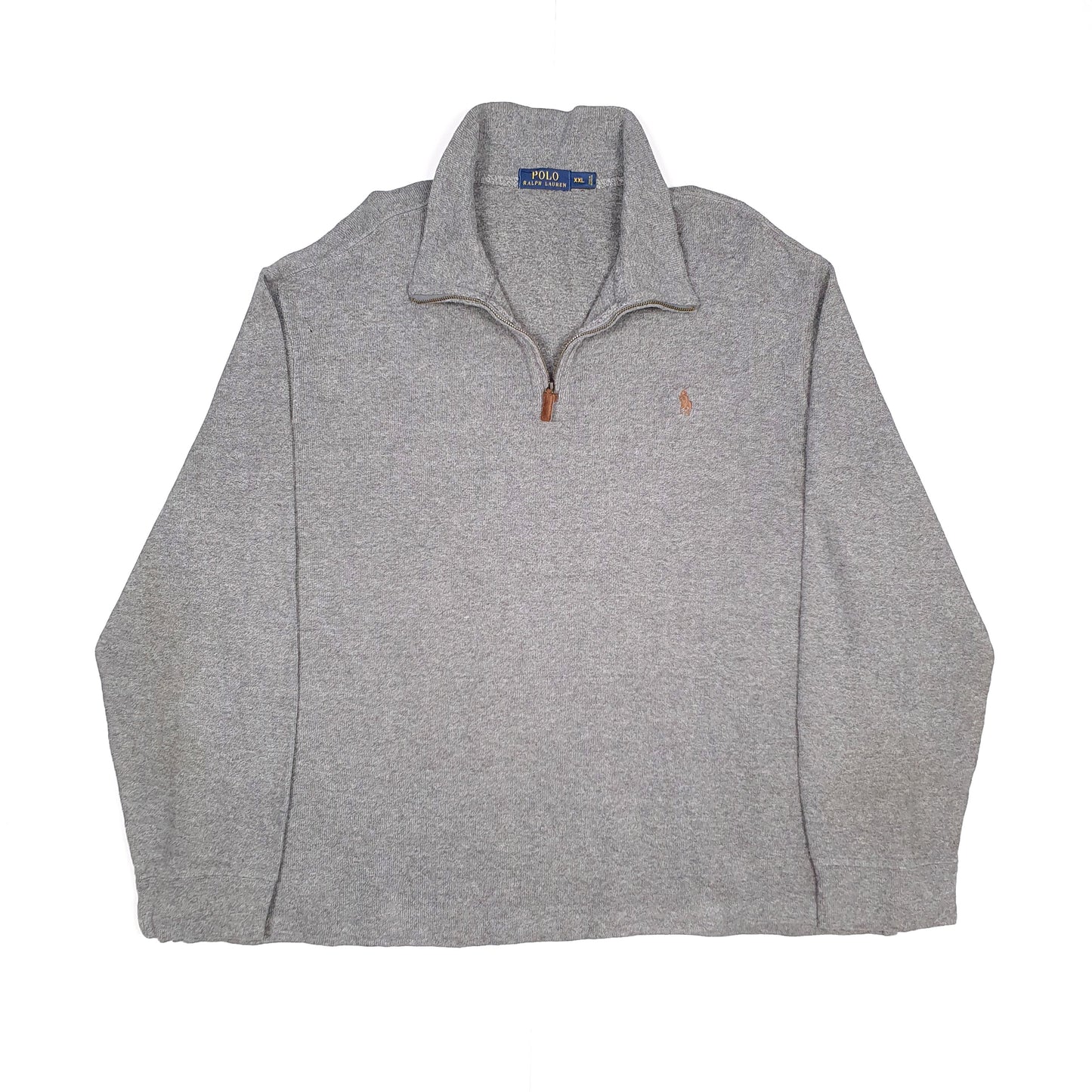 Grey Polo Ralph Lauren Quarter Zip Jumper