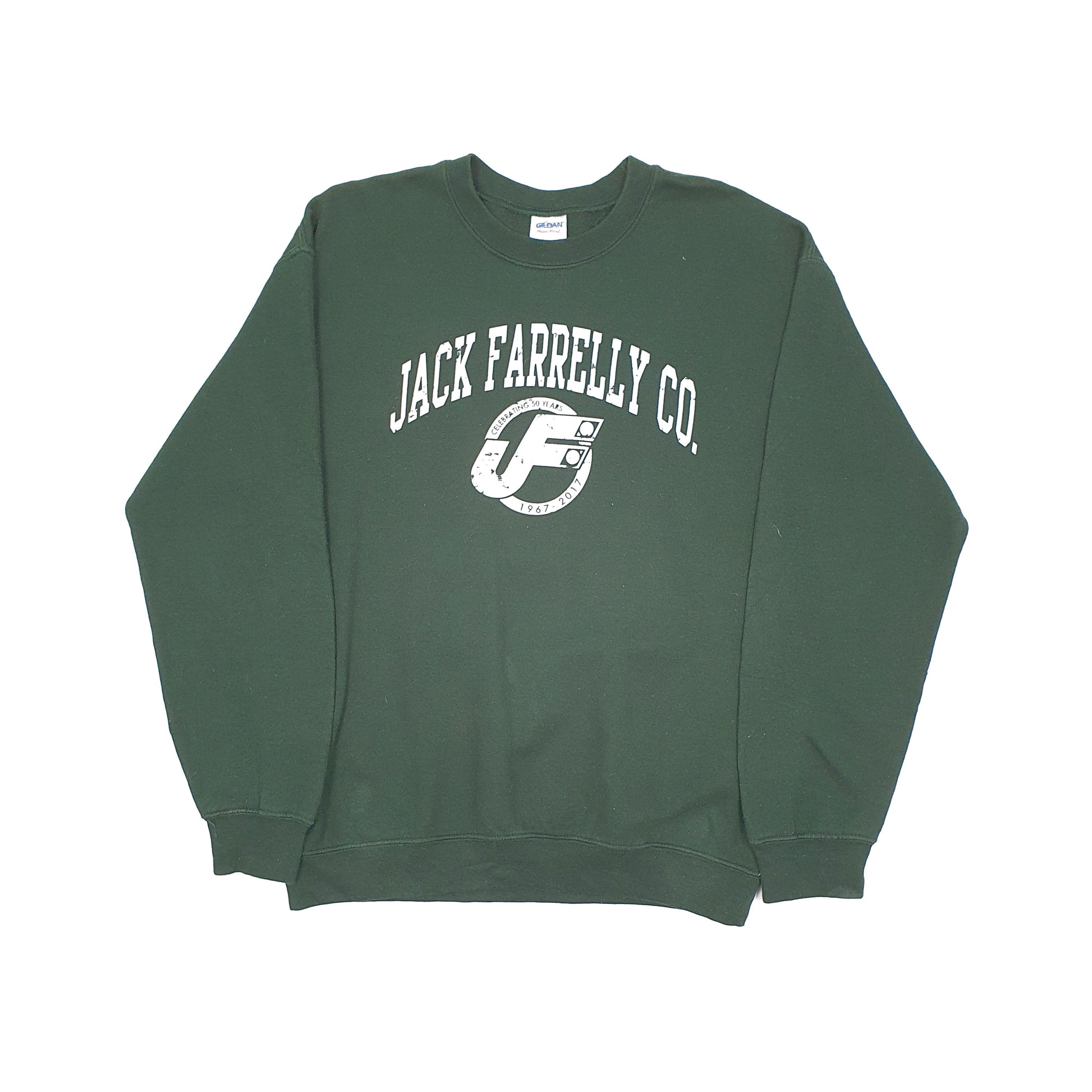 Green Gildan Crewneck Jumper