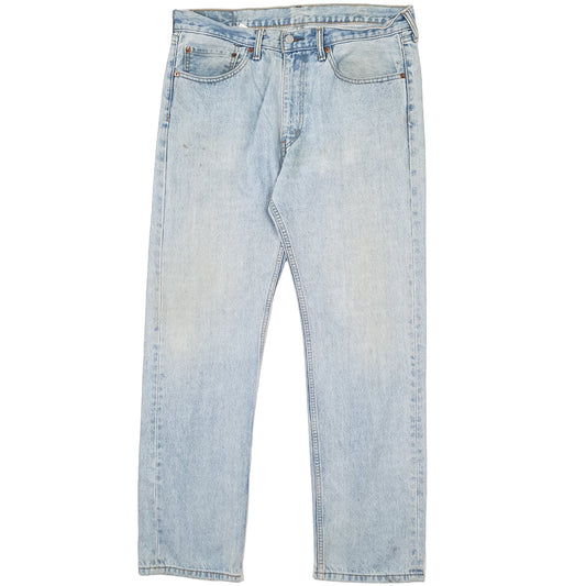 Mens Blue Levis  505 JeansW35 L32
