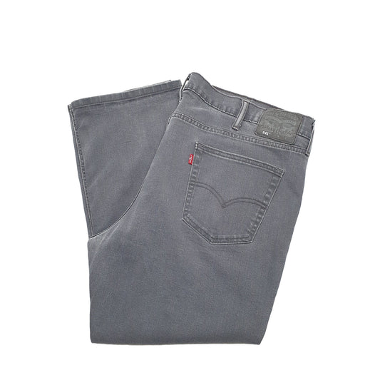 Levis 541 Tapered Fit Jeans W46 L29 Grey