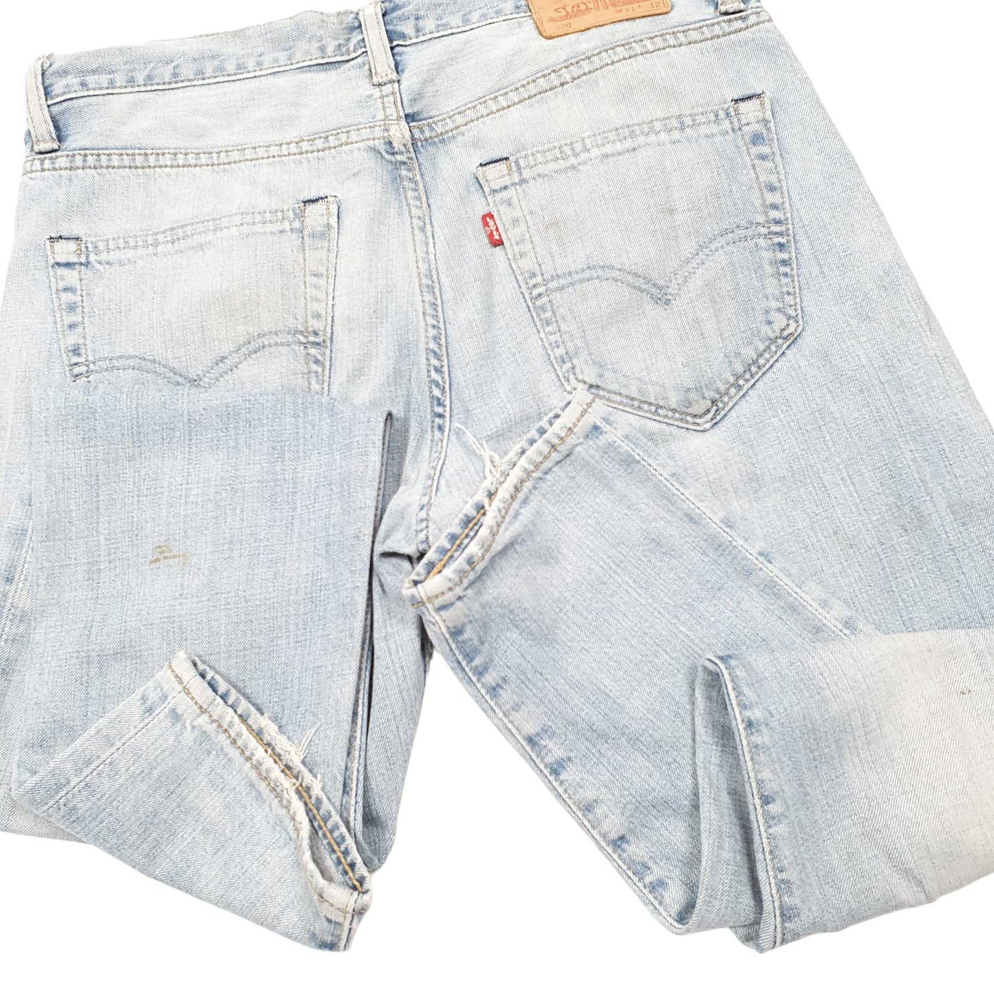 Mens Blue Levis Tapered 520 JeansW31 L32