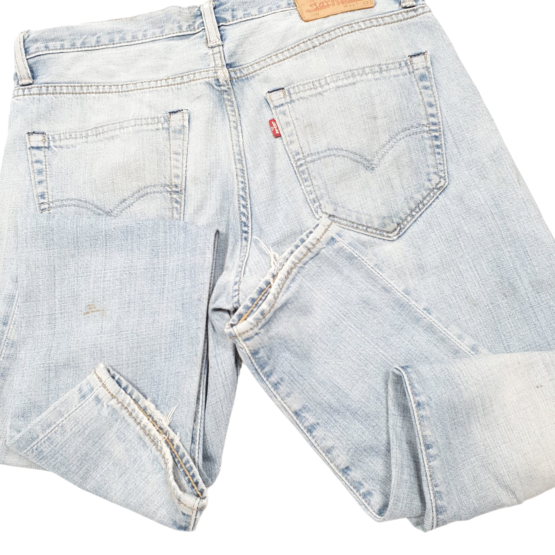 Mens Blue Levis Tapered 520 JeansW31 L32