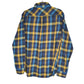 Cloudveil Long Sleeve Regular Fit Check Flannel Shirt Shacket Blue