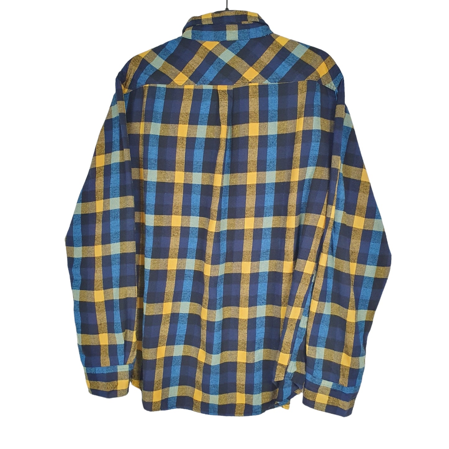 Cloudveil Long Sleeve Regular Fit Check Flannel Shirt Shacket Blue