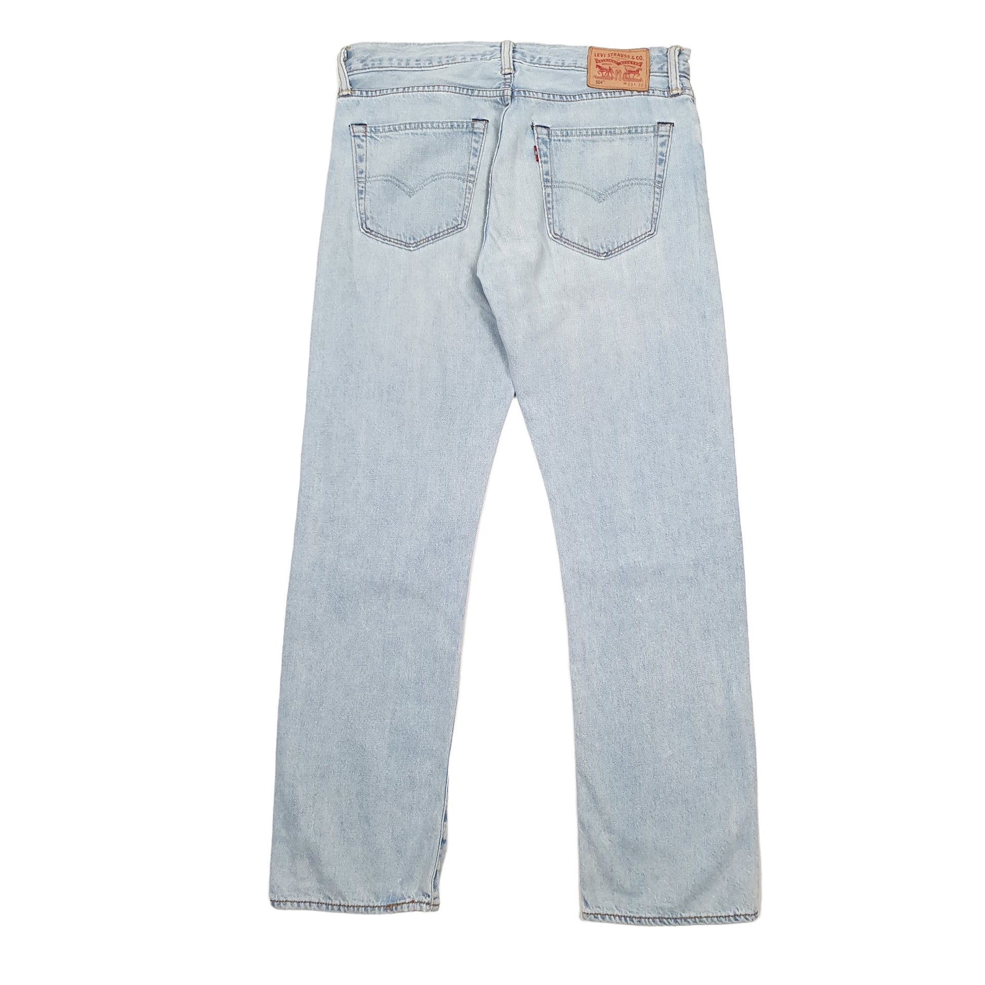 Levis 504 Regular Fit Jeans W34 L31 Blue