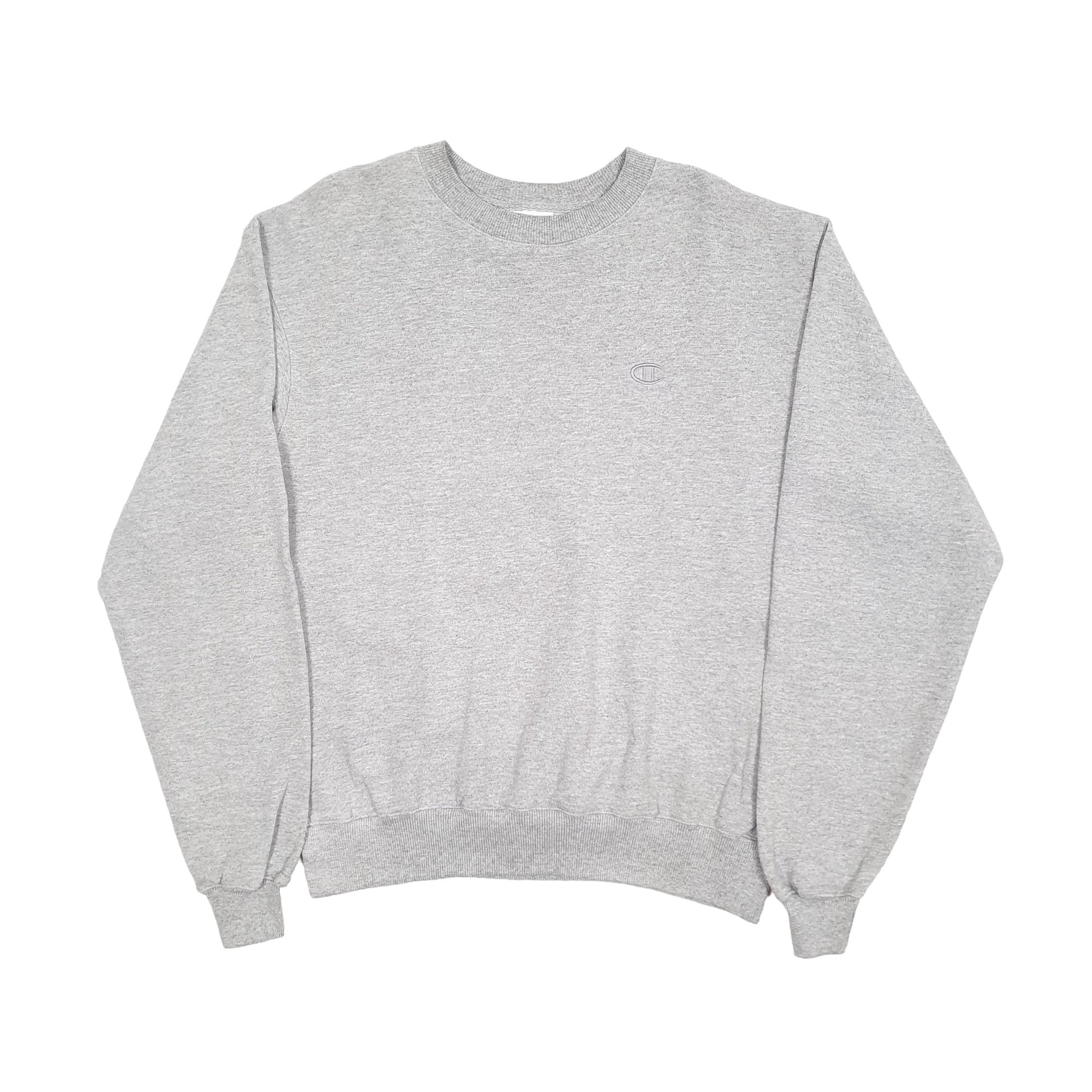 Mens Grey Champion  Crewneck Jumper