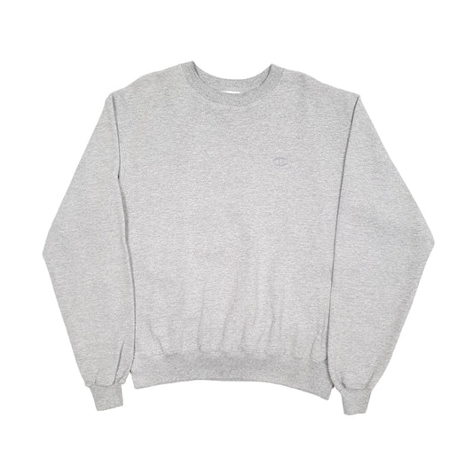 Mens Grey Champion  Crewneck Jumper