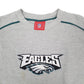Mens Grey NFL Philadelphia Eagles USA Football Crewneck Jumper