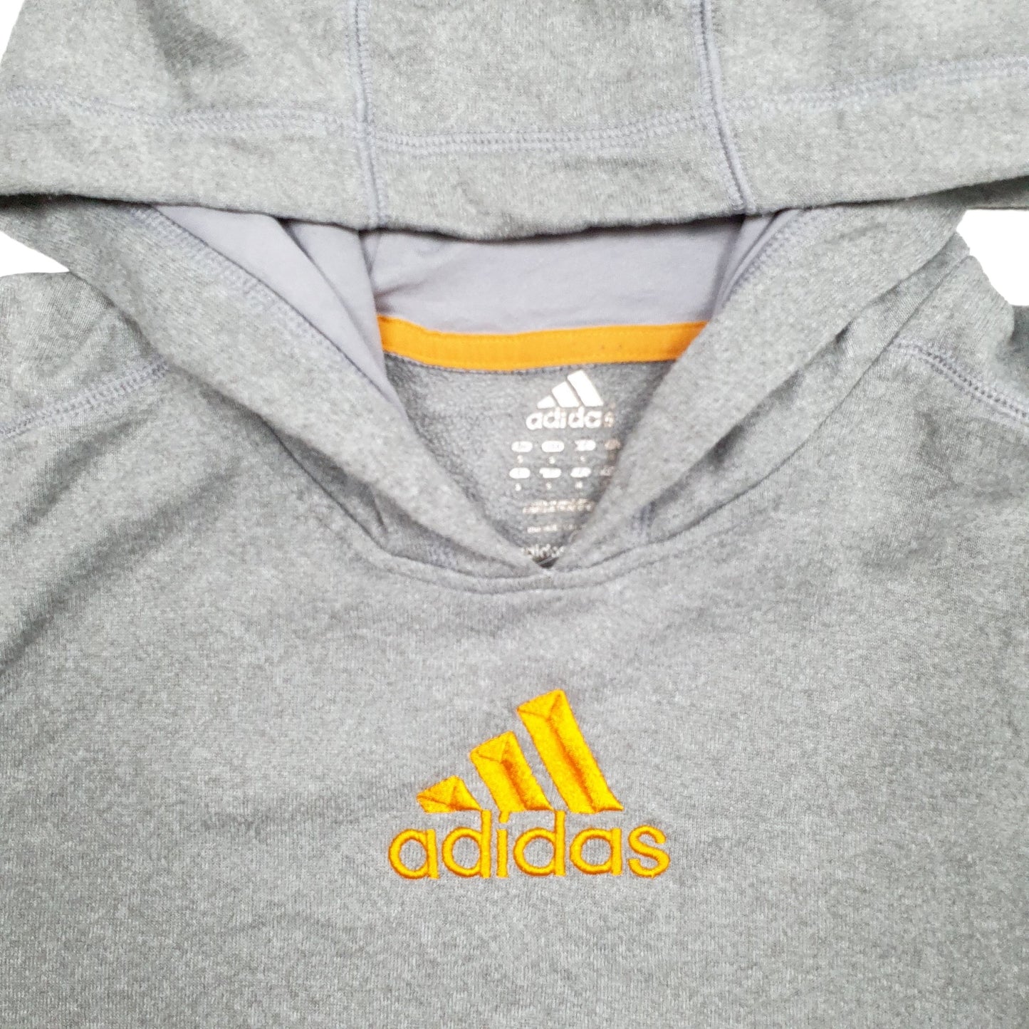 Mens Grey Adidas  Hoodie Jumper