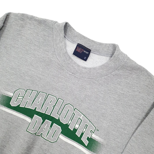 MV Sport Charlotte USA Vintage Crewneck S Grey