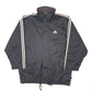Mens Black Adidas Trench Pitchside Vintage Padded Jacket Coat