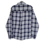 Mountain Ridge Flannel Shacket Long Sleeve Regular Fit Check Shirt Blue
