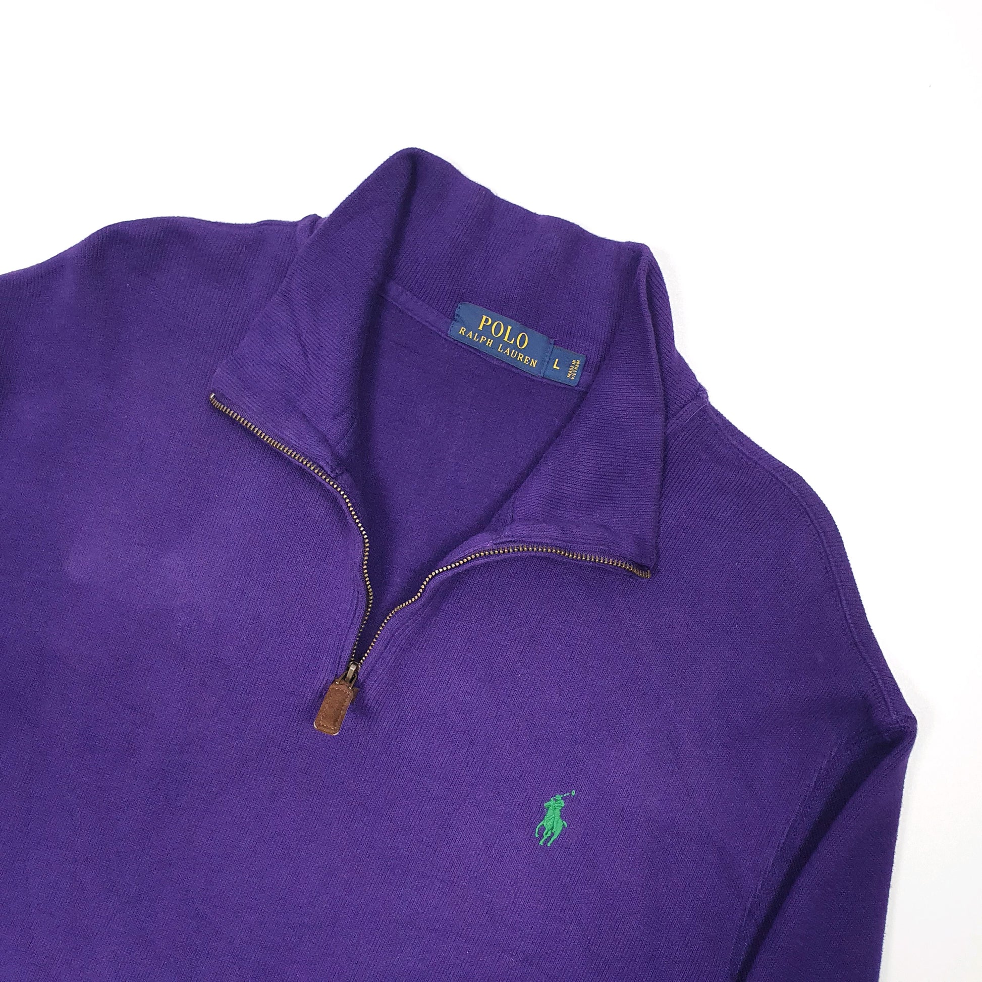 Polo Ralph Lauren Quarter Zip L Purple