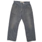 Mens Grey Levis 569 Straight Corduroy Trousers