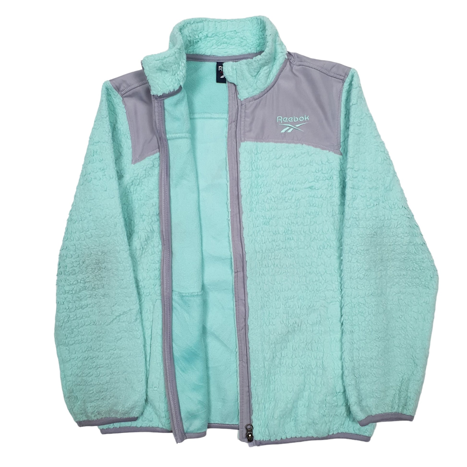 Womens Green Reebok  Full Zip Jumper