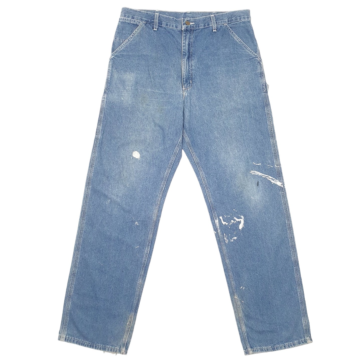 Mens Blue Carhartt  Carpenter JeansW38 L34