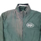 Mens Green NFL New York Jets Football Padded Bomber Jacket Coat