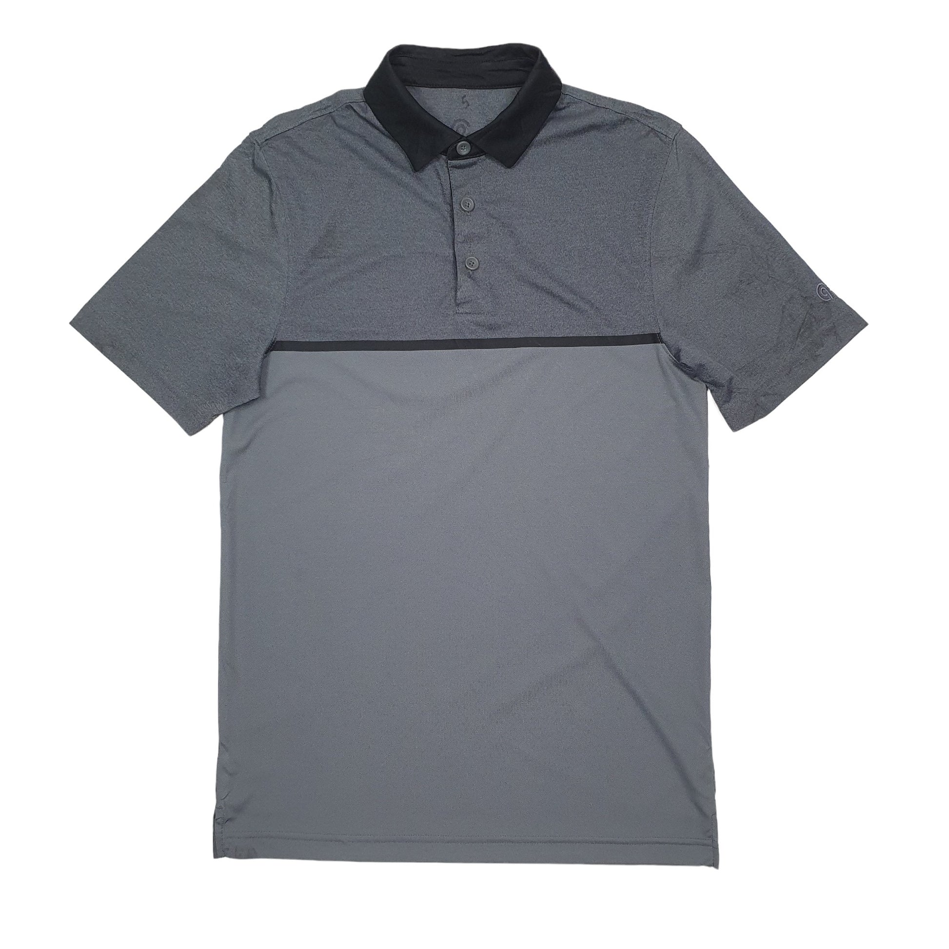 Champion Short Sleeve Polyester Polo Shirt Grey