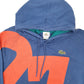 Mens Blue Lacoste 27 Hoodie Jumper