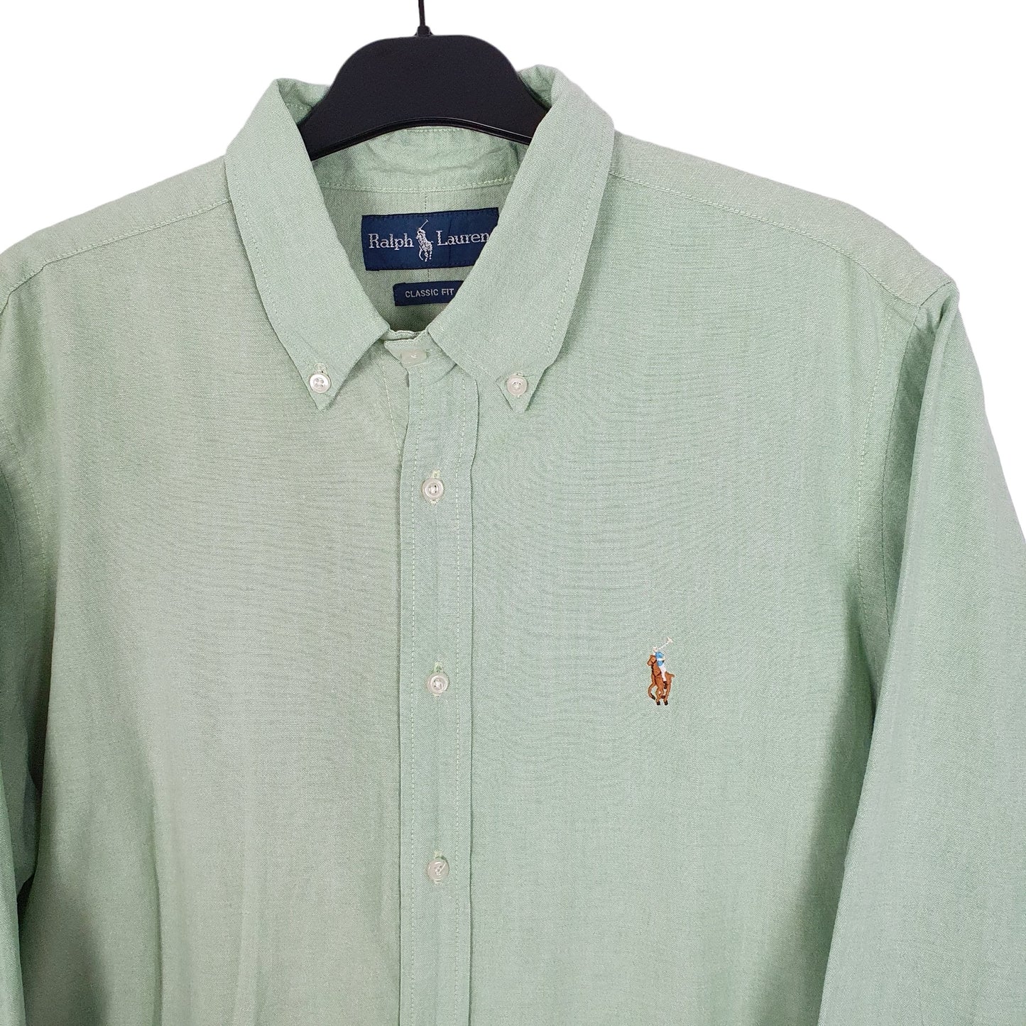 Ralph Lauren Long Sleeve Blaire Fit Shirt Green