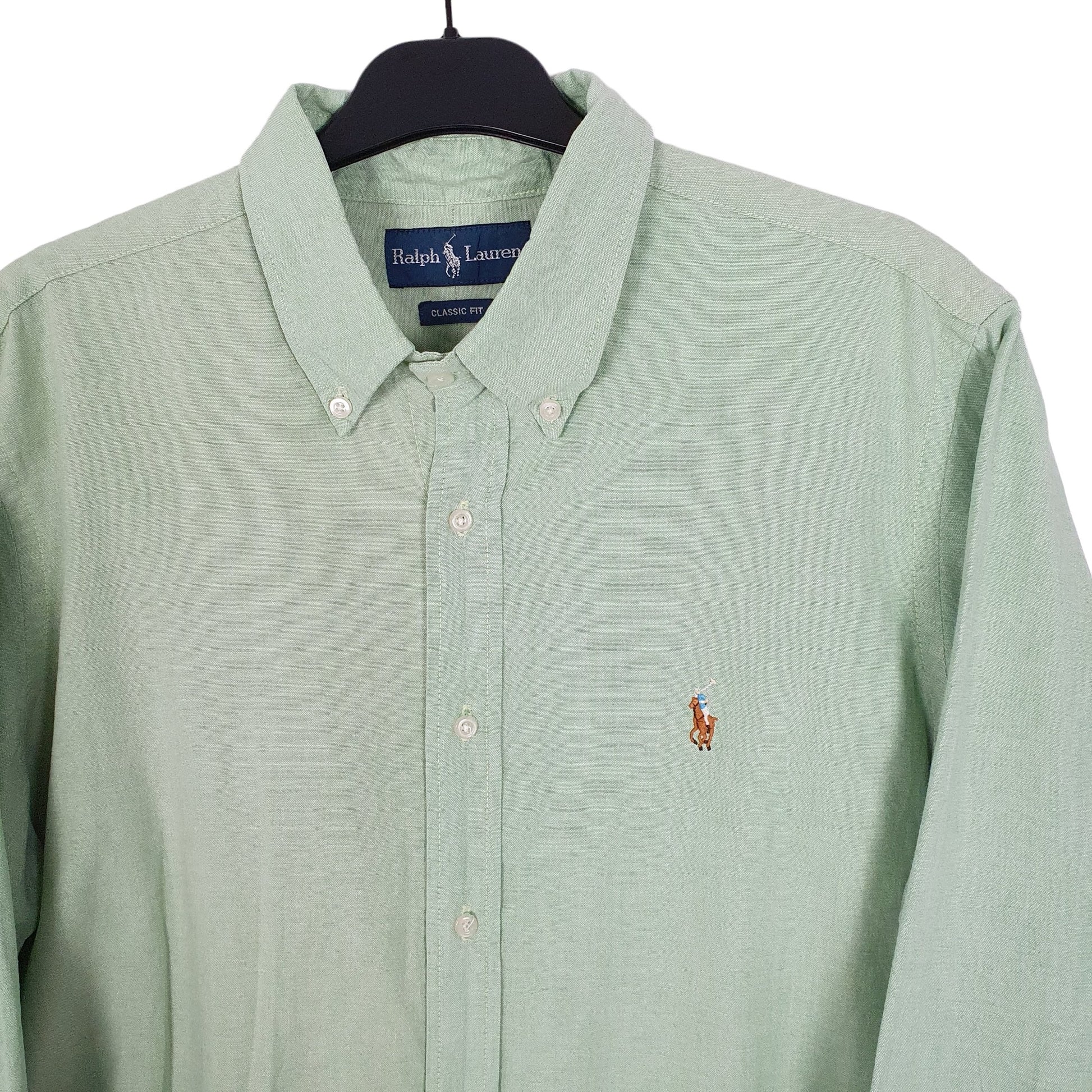 Ralph Lauren Long Sleeve Blaire Fit Shirt Green