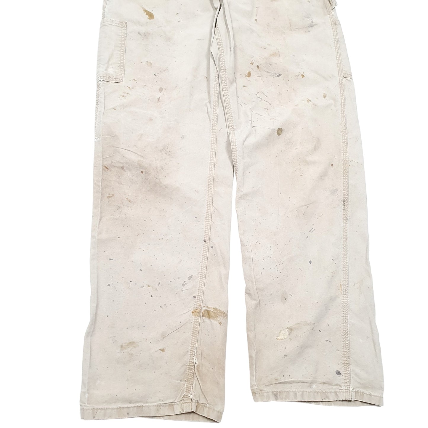 Mens Beige Carhartt  Carpenter Trousers
