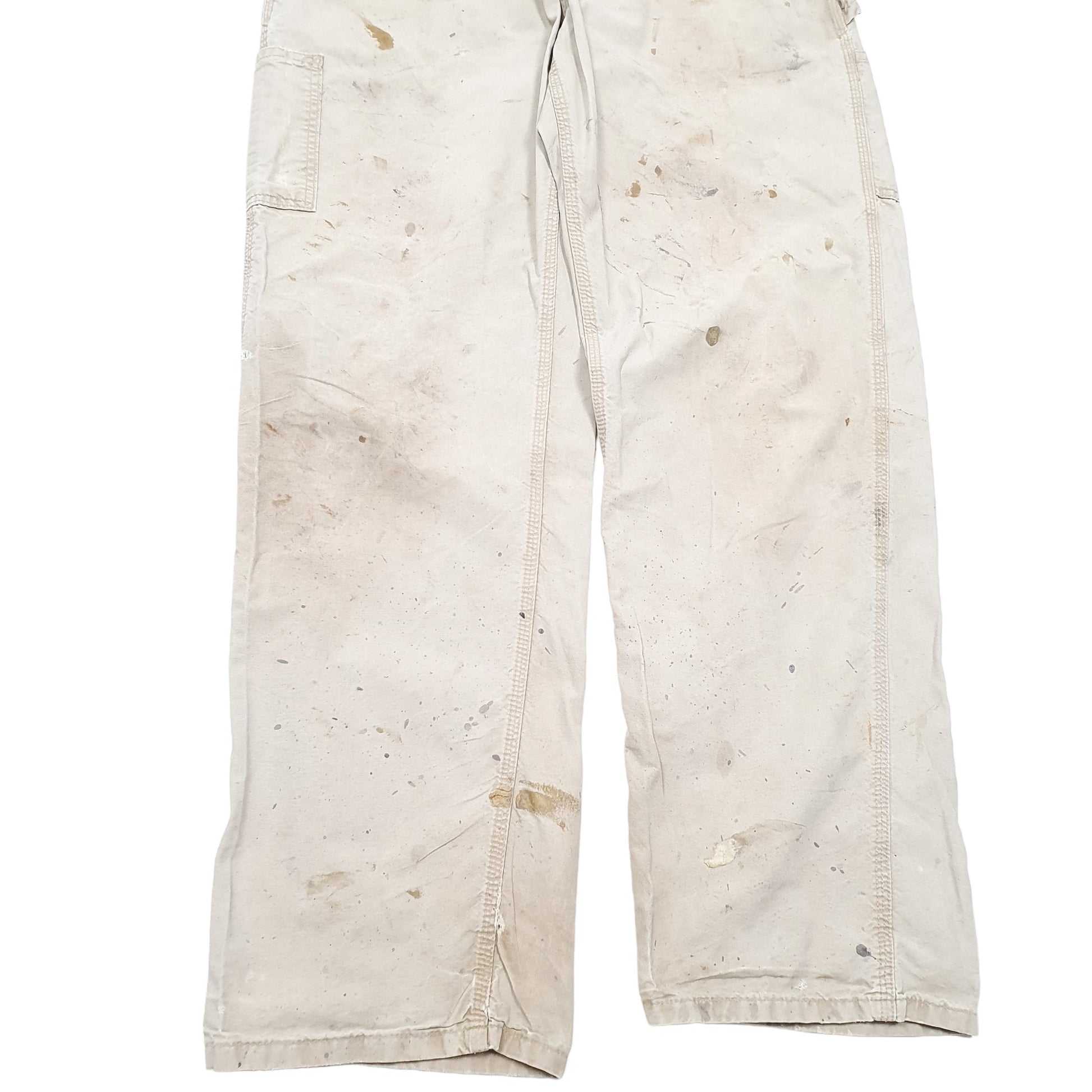 Mens Beige Carhartt  Carpenter Trousers