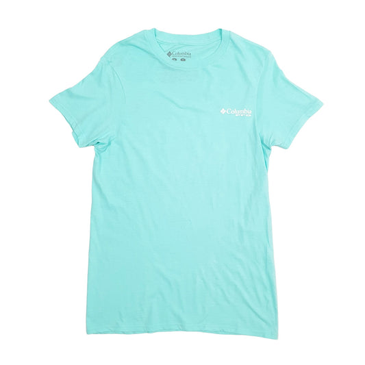 Mens Blue Columbia Sportswear  Short Sleeve T Shirt