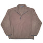 Mens Brown Nautica  Quarter Zip Jumper
