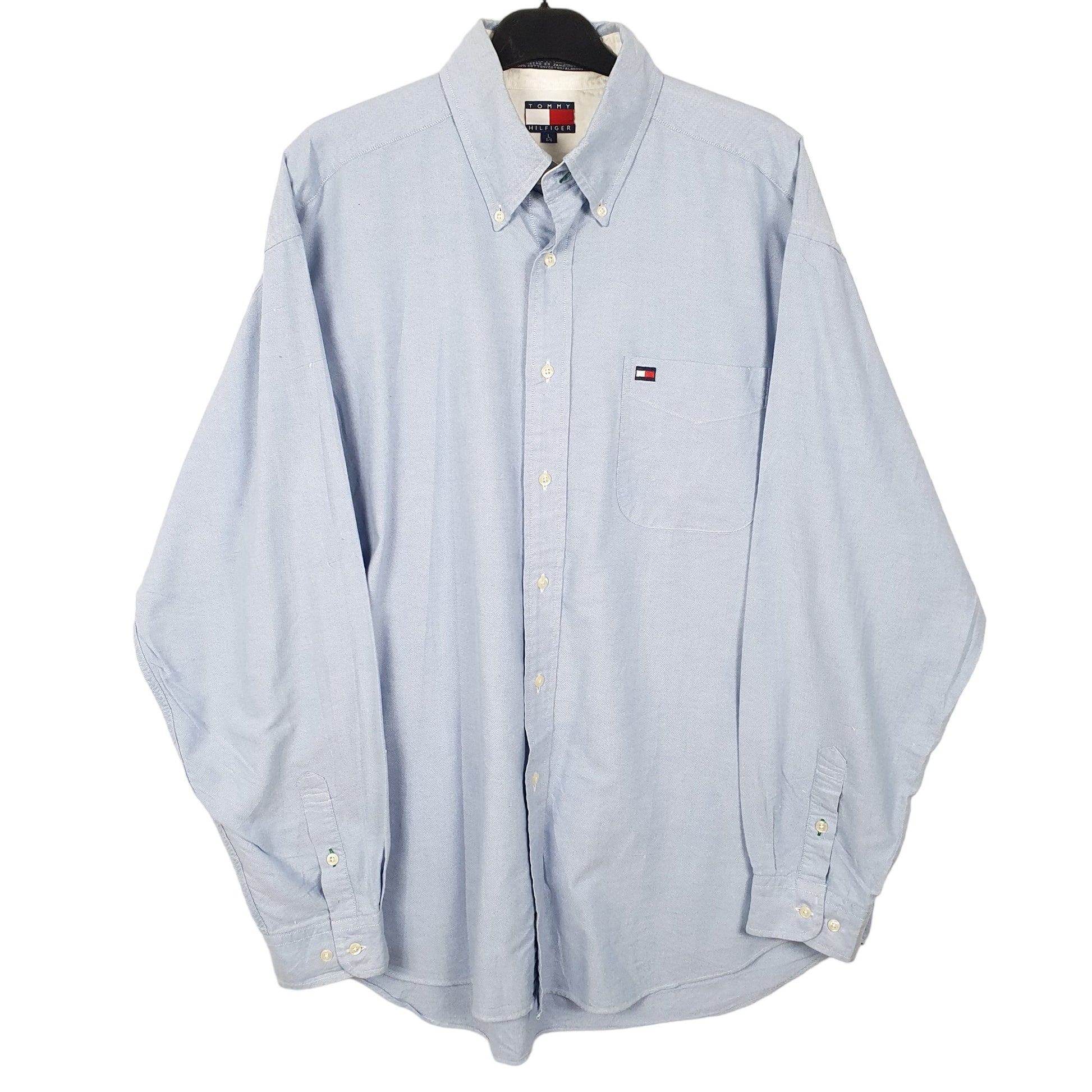 Blue Tommy Hilfiger Long Sleeve Shirt