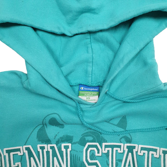 Mens Turquoise Champion Penn State USA College Hoodie Jumper