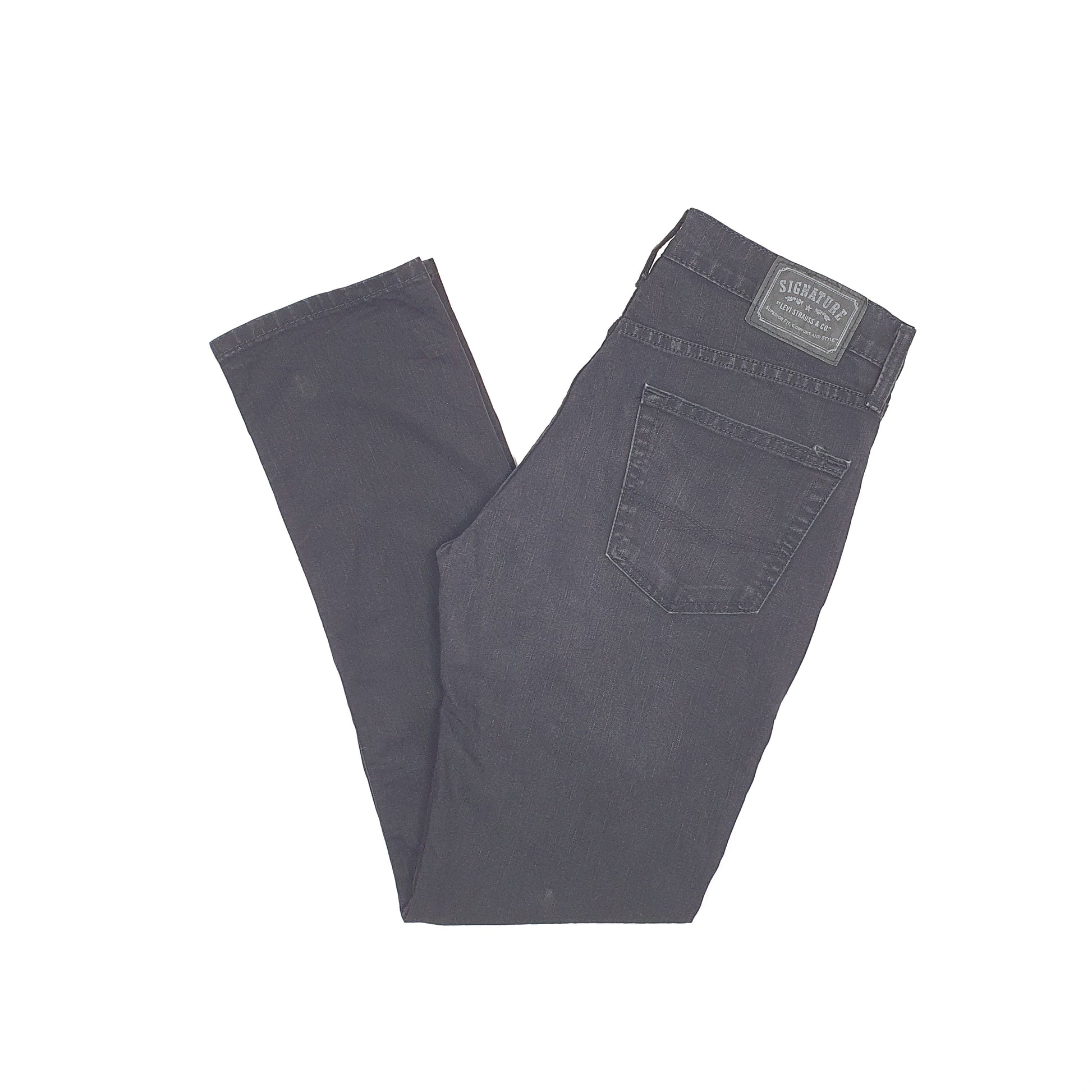 Levis Signature Skinny Fit Jeans W32 L31 Black