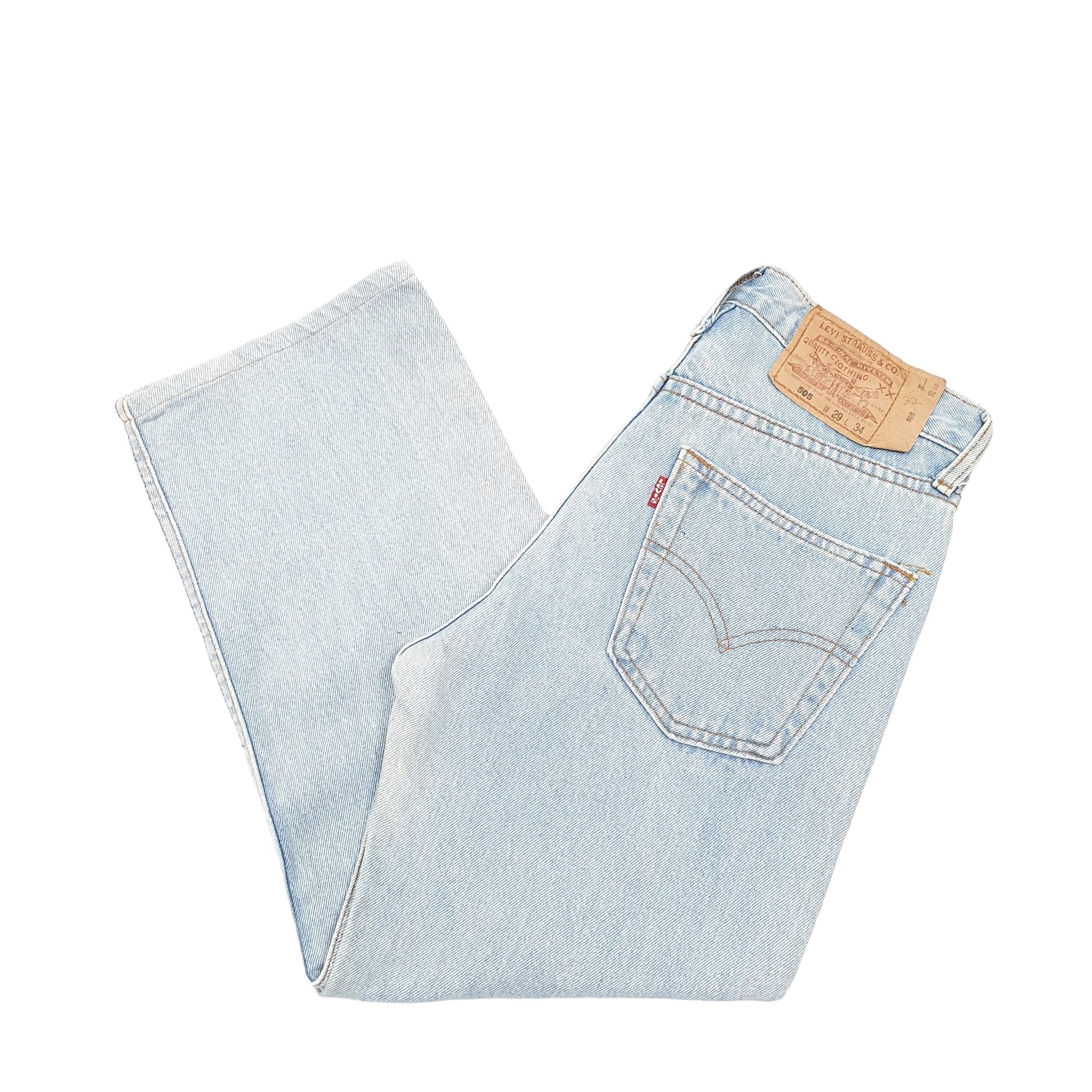 Mens Blue Levis  505 JeansW29 L23