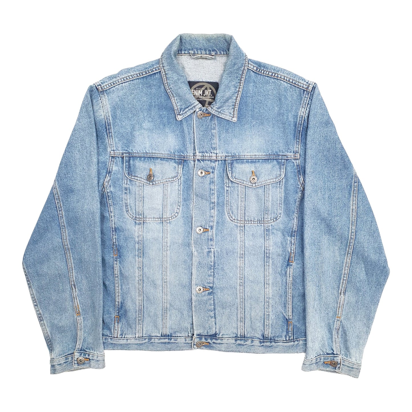 Mens Blue Shana Trucker Angela Litrico Coat