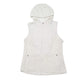 Womens Cream The North Face Hoodie Quilted Flashdry Gilet Jumper