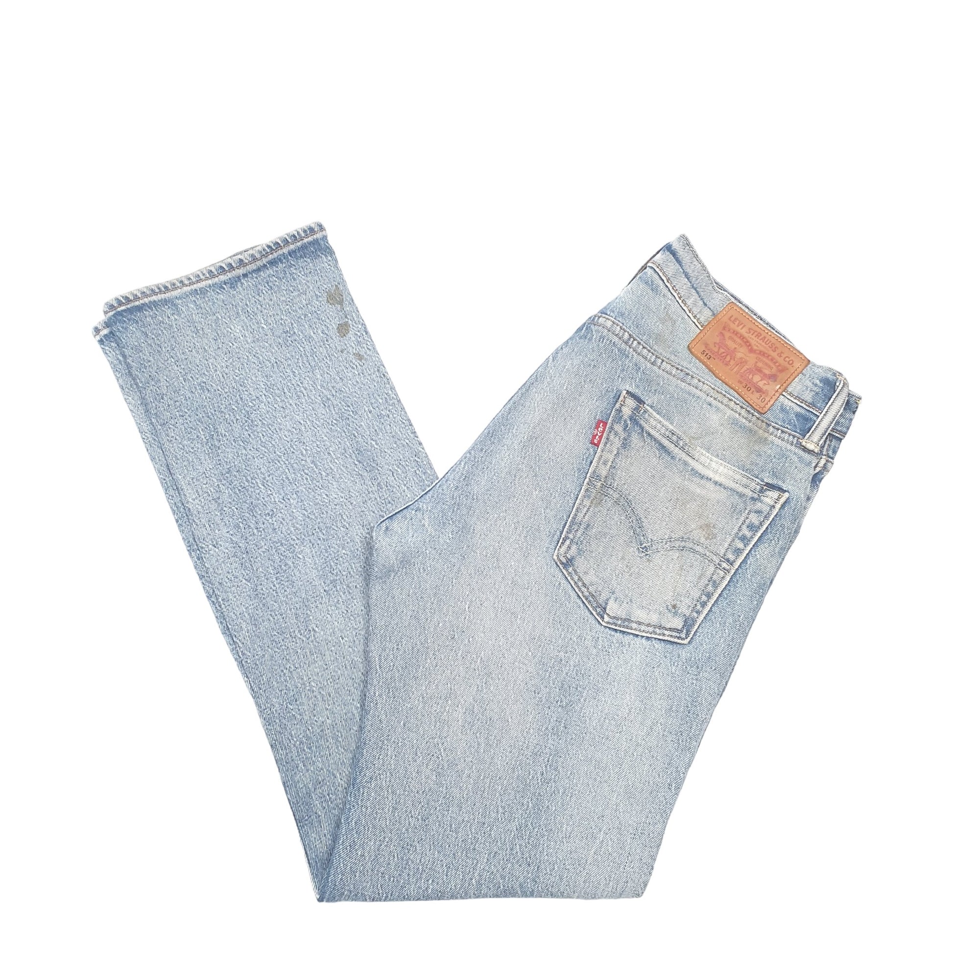 Mens Blue Levis Stretch 513 JeansW30 L30