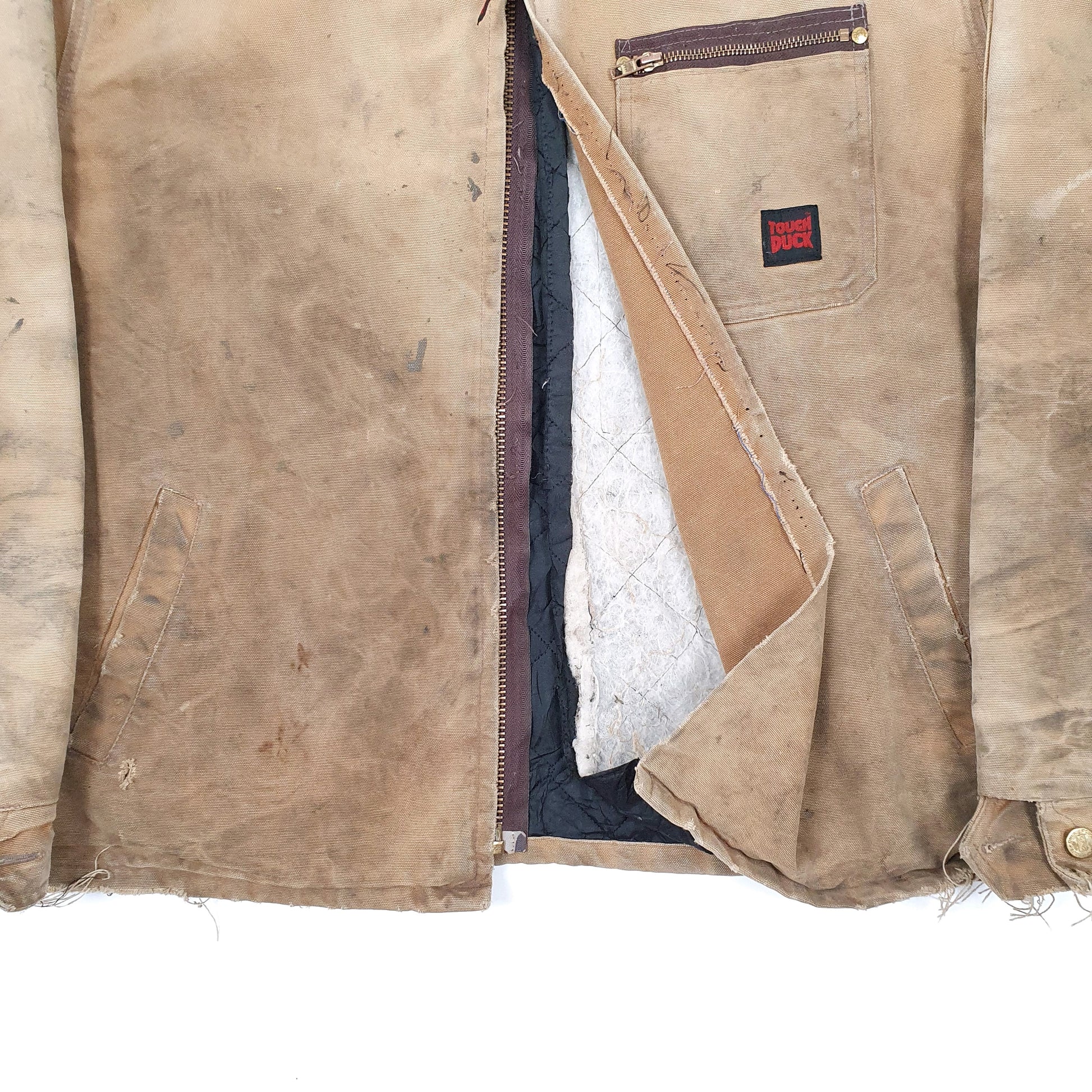 Mens Duck Tough Duck Vintage Made in Canada Workwear Jacket Coat