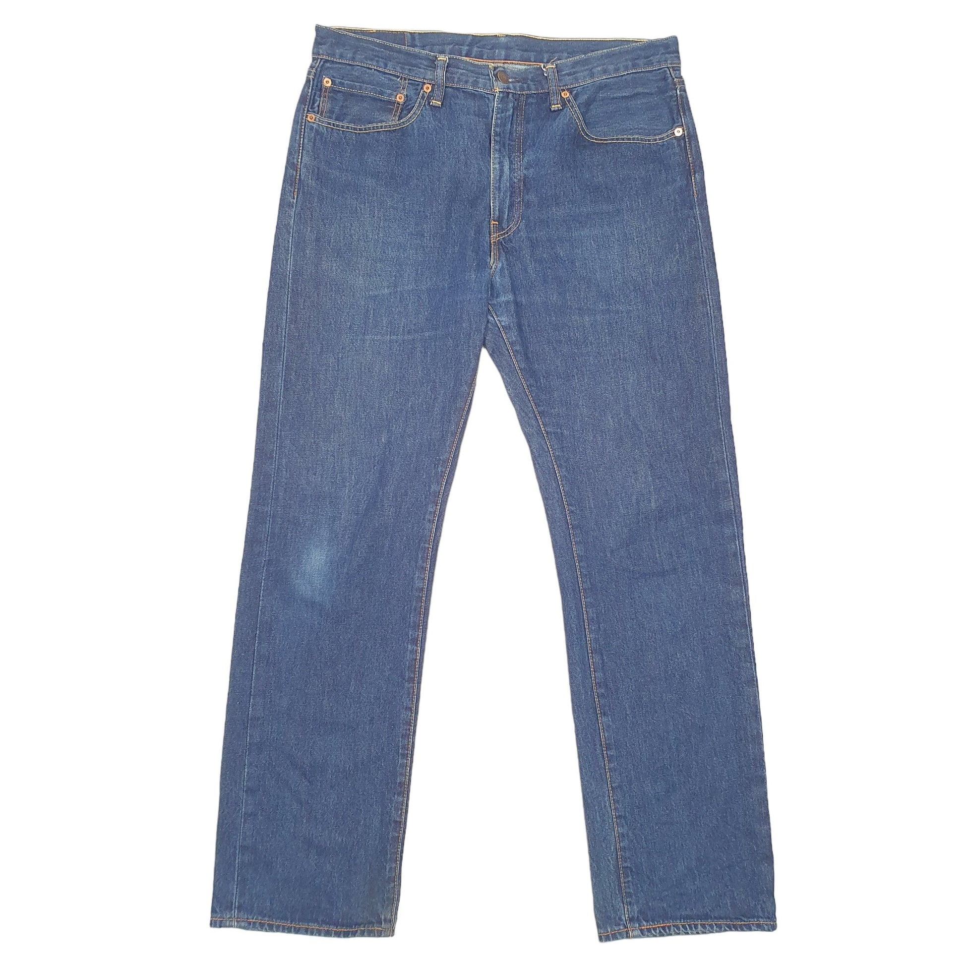 Mens Blue Levis  505 JeansW34 L32
