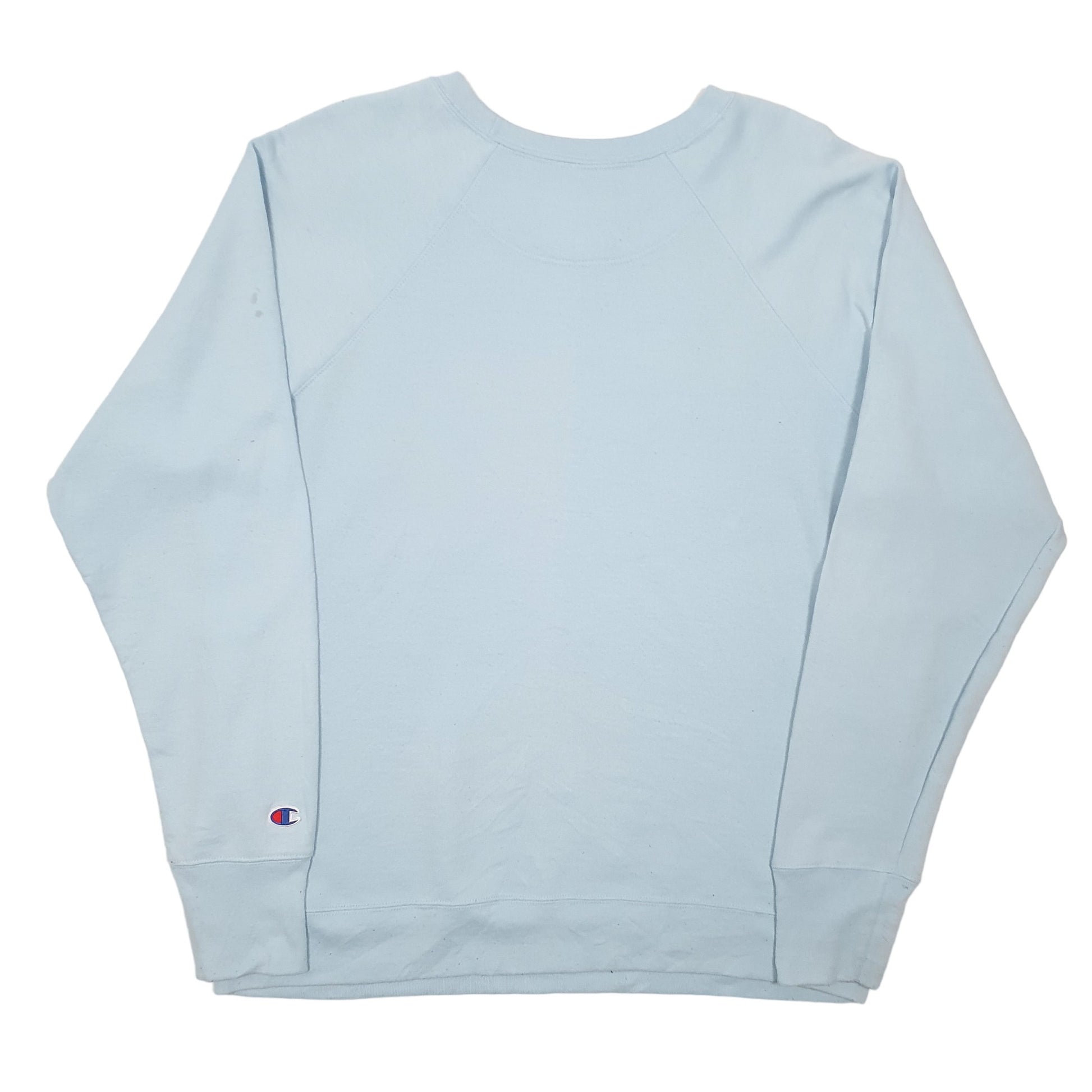 Mens Blue Champion  Crewneck Jumper