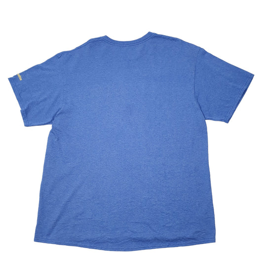 Mens Blue Columbia Sportswear  Short Sleeve T Shirt