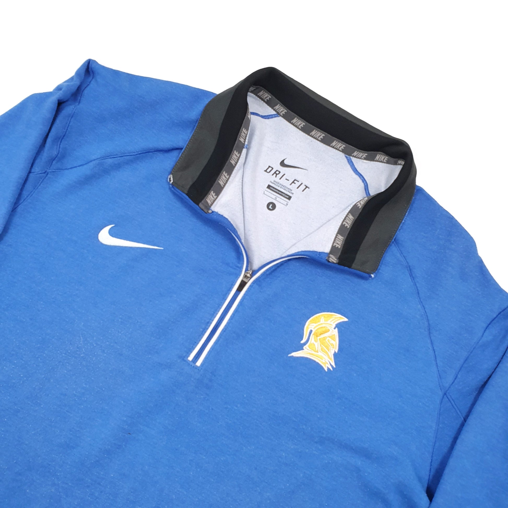 Nike Trajan Dri Fit Active Quarter Zip L Blue