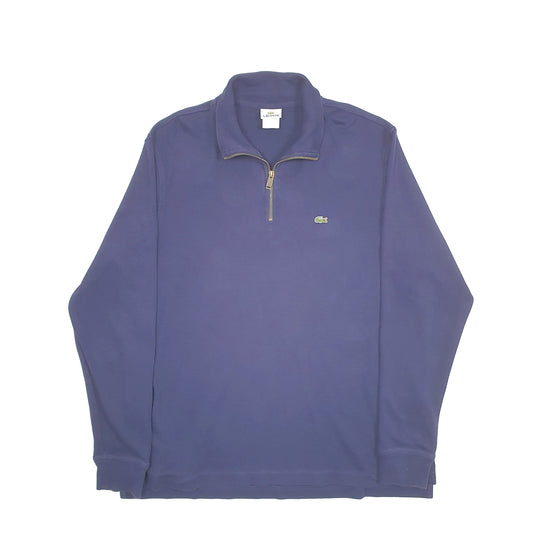 Lacoste Quarter Zip L Navy